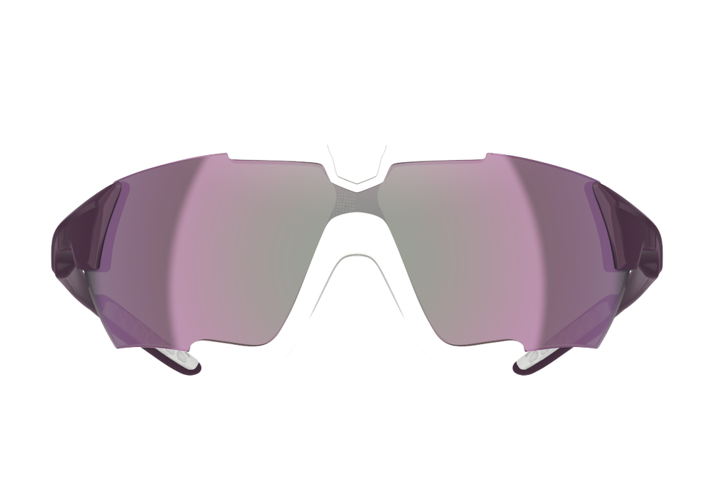 Спортивные очки 720armour Kamikaze Pro / Dark Raisin Temple / Matte White Gasket / HC Violet Pink Lens