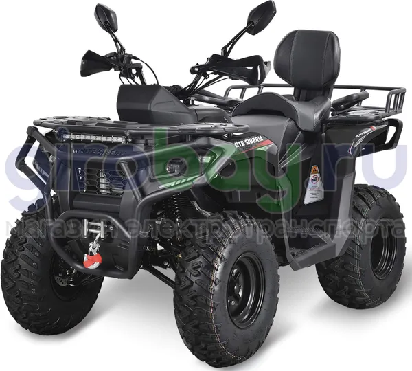 Бензиновый квадроцикл WHITE SIBERIA BARS 320 - Чёрный фото №1