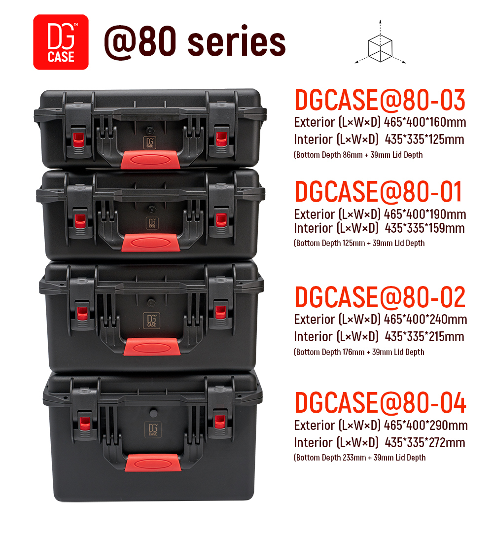 MEDIUM SIZE | Ударопрочный кейс DGCASE@80-01 Внутр. размеры 435*340*170мм