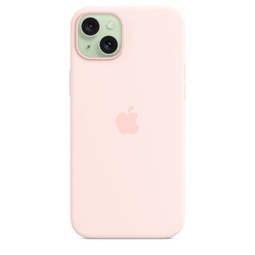 Силиконовый чехол Apple для iPhone 15 Plus MagSafe Розовый