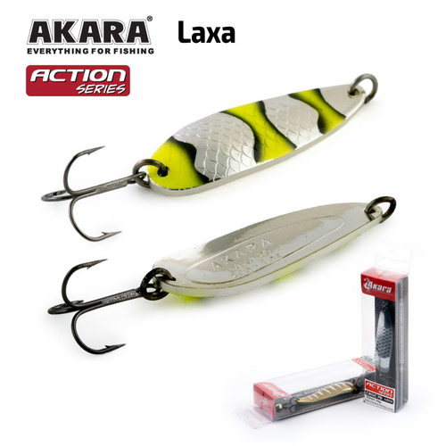 Блесна Akara Action Series Laxa 70мм., цвет AB90