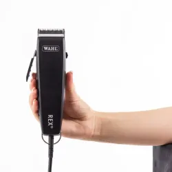 Машинка для стрижки животных WAHL 1230-0477 Rex, черная