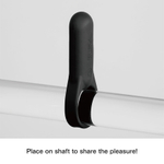 Черное эрекционное виброкольцо Tenga SVR Plus Vibrating Cock Ring Black VRP-001