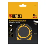 Рулетка геодезическая 20 м х 15 мм, закрытый корпус, фиберглассовая лента Denzel — фото 4