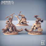 Людоящер Драконорождённый Dragonborn Lizardmen Seraphon Серафон Воин Паладин Варвар Файтер Рыцарь на саламандре 1 шт миниатюра для dnd, днд, pathfinder, фентези, Настольная игра, НРИ, Варгейм, РПГ