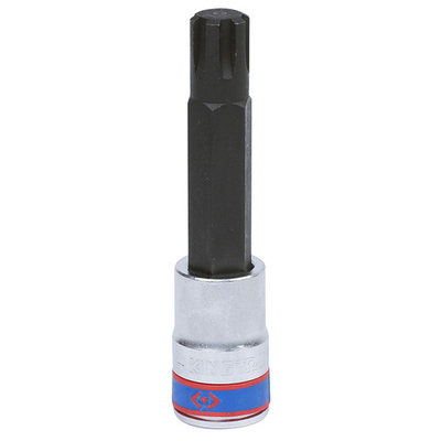 KING TONY (404914) Насадка (бита) торцевая 1/2", L = 100 мм, RIBE, M14