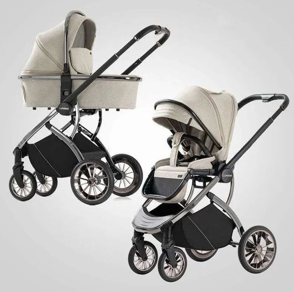 Детская модульная коляска 2в1 Luxmom 770, / выдвижная ручка /цвета