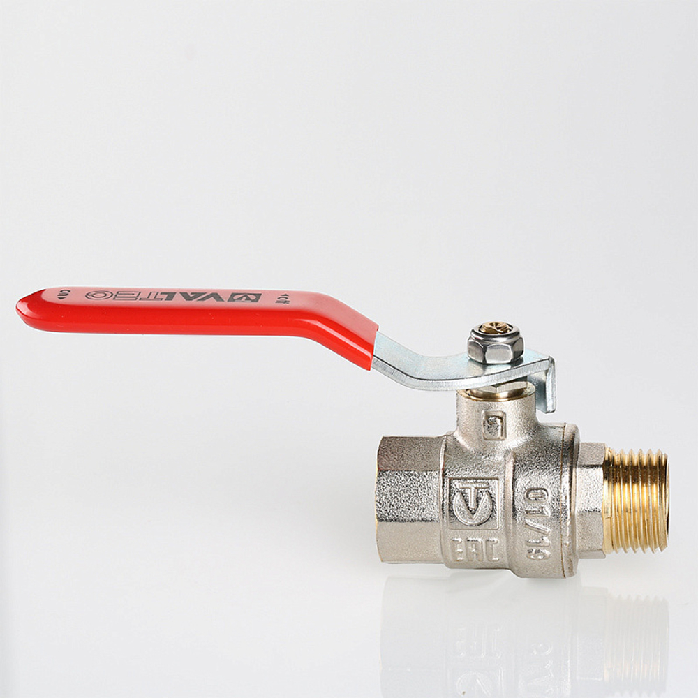 Кран шаровой Valtec BASE, стальная рукоятка 1 1/2" вн.-нар. (VT.215.N.08)