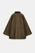 Бархатный пиджак с капюшоном и фитилем, похожий на свечу, ZW COLLECTION -ZARA