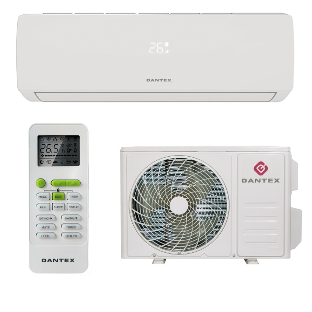 Сплит-система кондиционер Dantex ECO PRO R32 RK-07ENT6/RK-07ENT6E на 20 м²