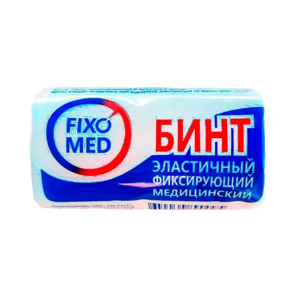 Бинт медицинский фиксирующий эластичный Fixomed 6 см 4 м 90 шт