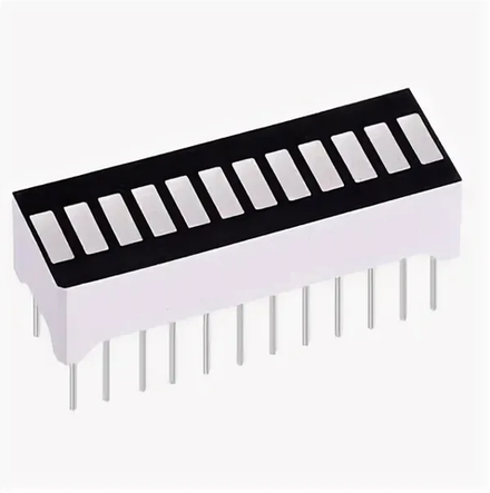 12-сегментный индикатор красный (30.4х10.1х7.9) для Аrduino