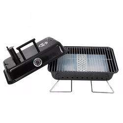 Походный угольный гриль барбекю Camping BBQ grill 44*31*31 см, вес 12 кг