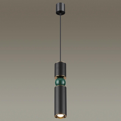 4075/5L L-VISION ODL19 397 черный/золото/зеленый Подвес GU10 1*5W SAKRA