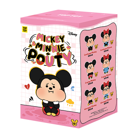 Брелок Плюш Дисней Микки и Минни Маус "Pouty Face" Blind Box 16 см 1 шт — повтор основного фото