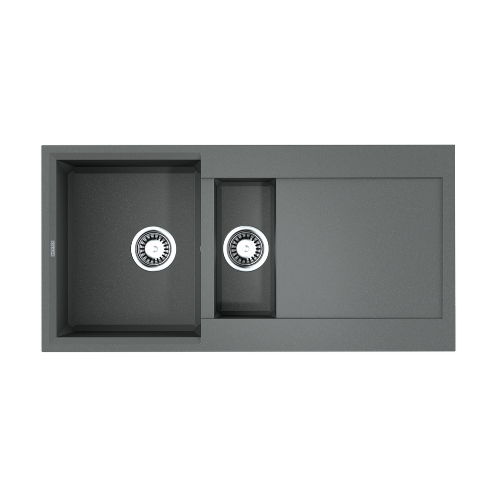 кухонная мойка Omoikiri Sakaime 100-2-GR Tetogranit/leningrad grey