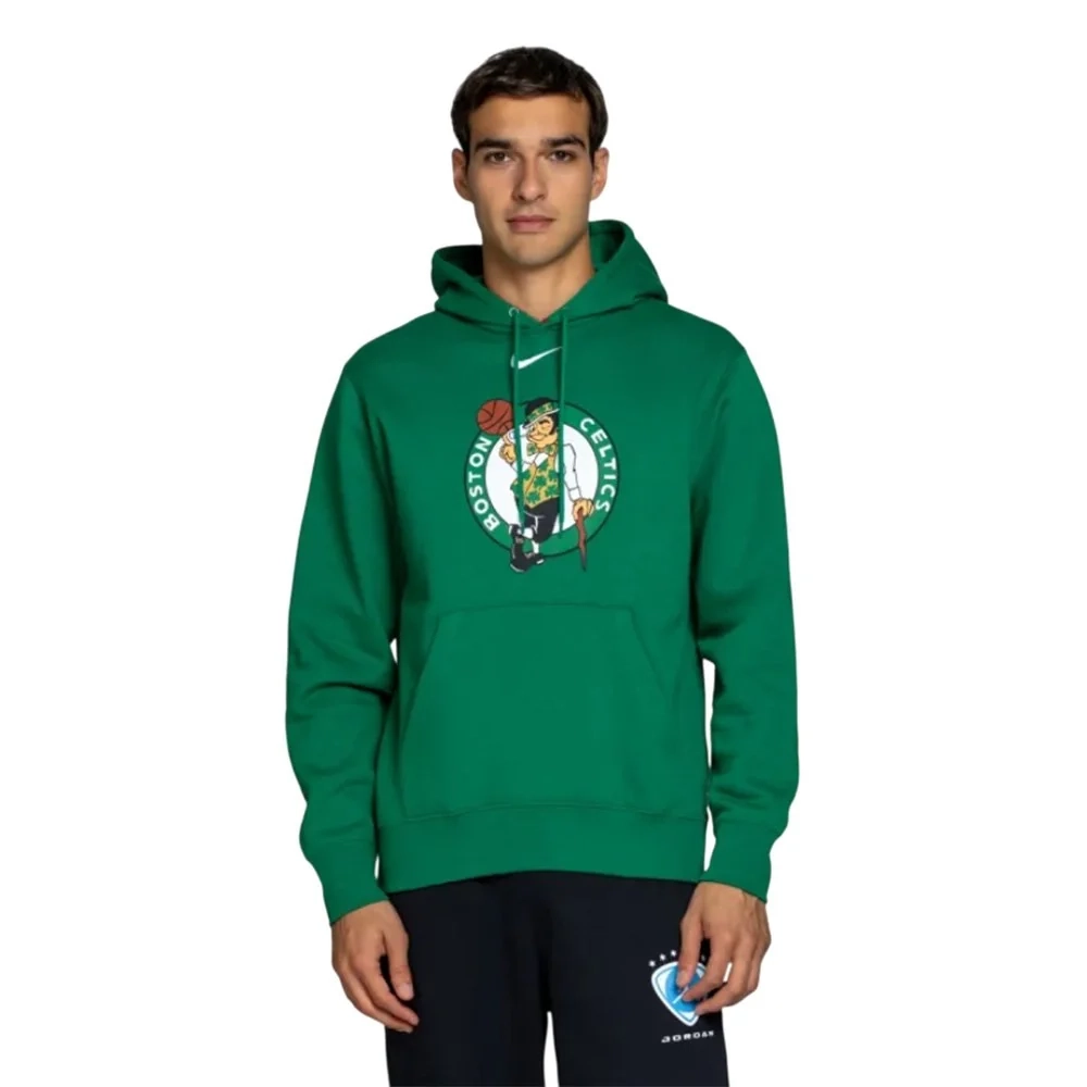 HM5887-313 Толстовка х/б Nike Boston Mnk Club Hoody Po Logo