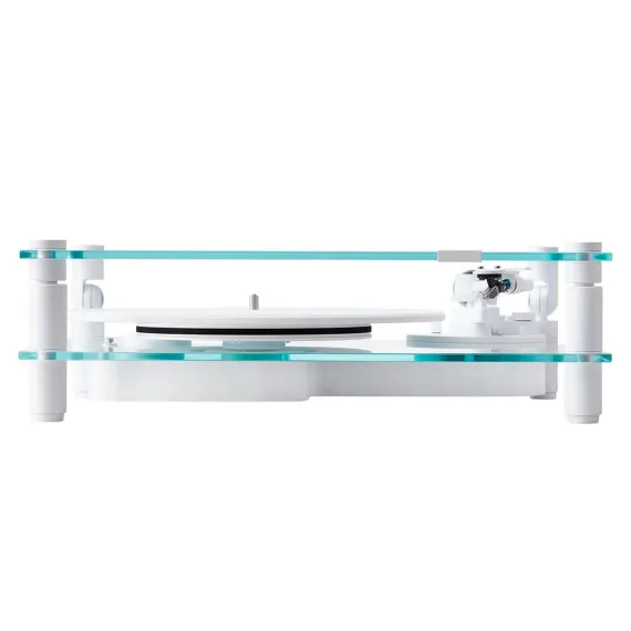 Transparent Transparent Turntable White
