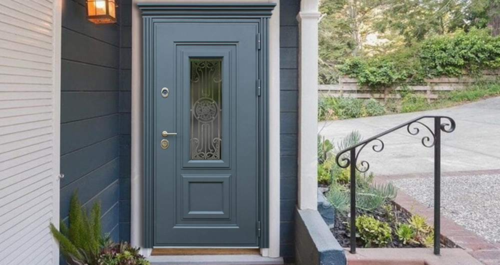 Стальная дверь "Сапфир". Заказная модель.