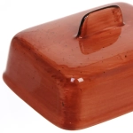 Масленка керамическая «Corsica orange» 16,5*13*7,8см