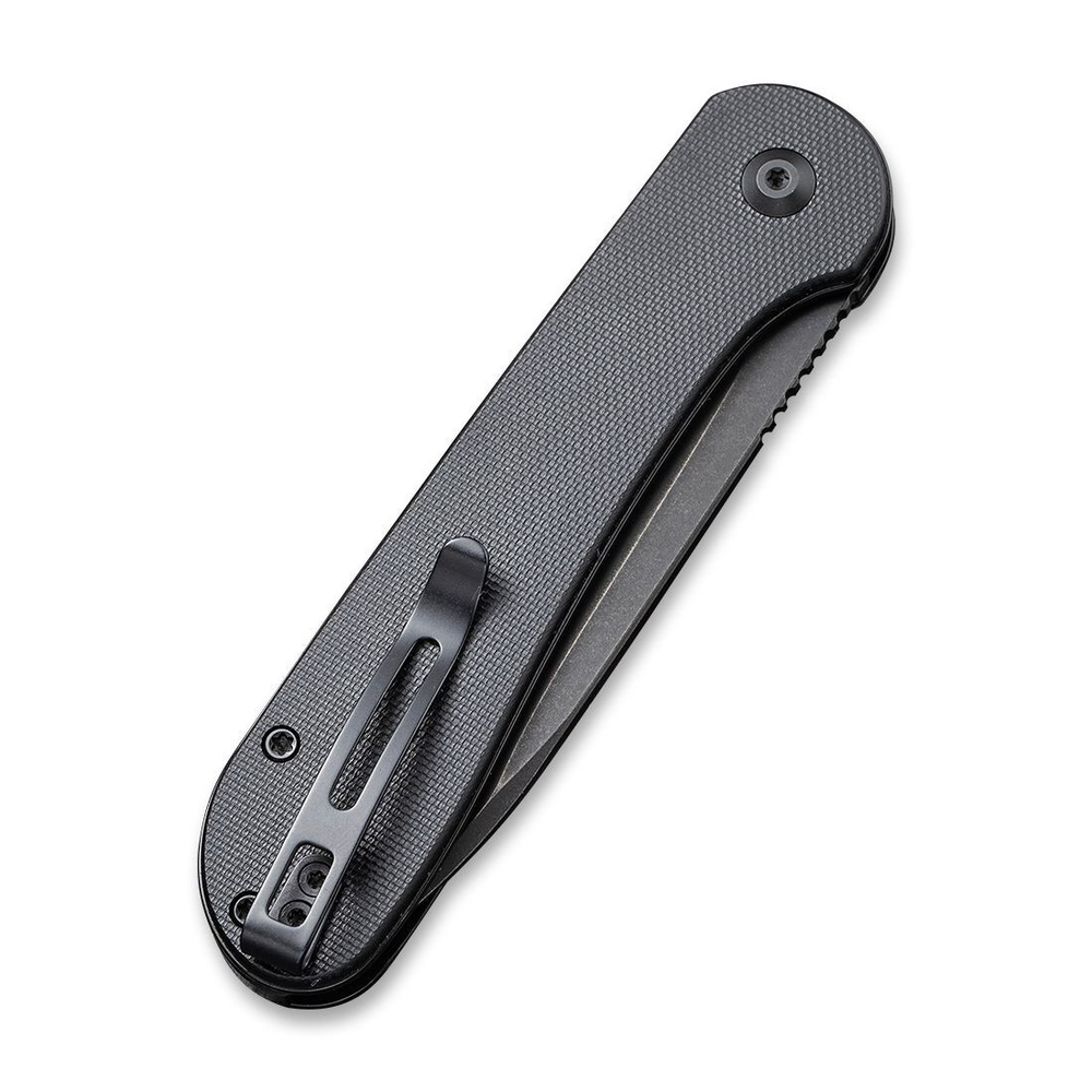 Нож складной CIVIVI Button Lock Elementum сталь 14C28N, рукоять G10 Микарта оливковая
