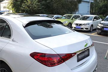 Лип спойлер V.1 глянцево - черный для Mercedes C class W206 2021+ Sedan