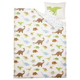 Комплект постельного белья IKEA JATTELIK (ЙЭТТЕЛИК), Детский, Белый с рисунком, 150х200, 50х80 см