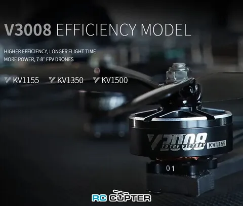 T-Motor Velox V3008 KV1155 Longrange/Cinematic 6S