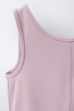 ZARA КОМБИНЕЗОН ДЛЯ БАЛЕТА, РОЗОВЫЙ/ЛИЛОВЫЙ