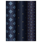 Упаковочная бумага глянц. 70*100см в ассорт."Strict pattern"(MESHU)