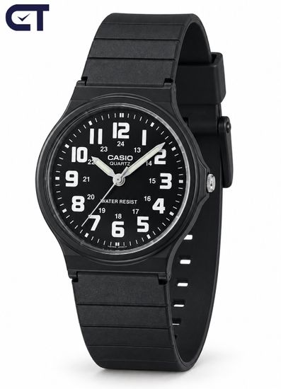 CASIO MQ-71-1B CASIO Collection унисекс наручные часы — лёгкий чёрный корпус, отличная читаемость и универсальный минимализм