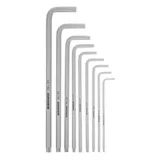 Набор ключей имбусовых Torx -TT, 9 шт: T10-T50, экстра-длинные, S2, сатинированные Gross — фото 6