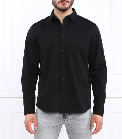Рубашка MONOLOGO BADGE CALVIN KLEIN JEANS - черный(J30J323255)