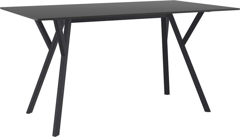 Стол пластиковый Siesta Contract Max Table 140, черный