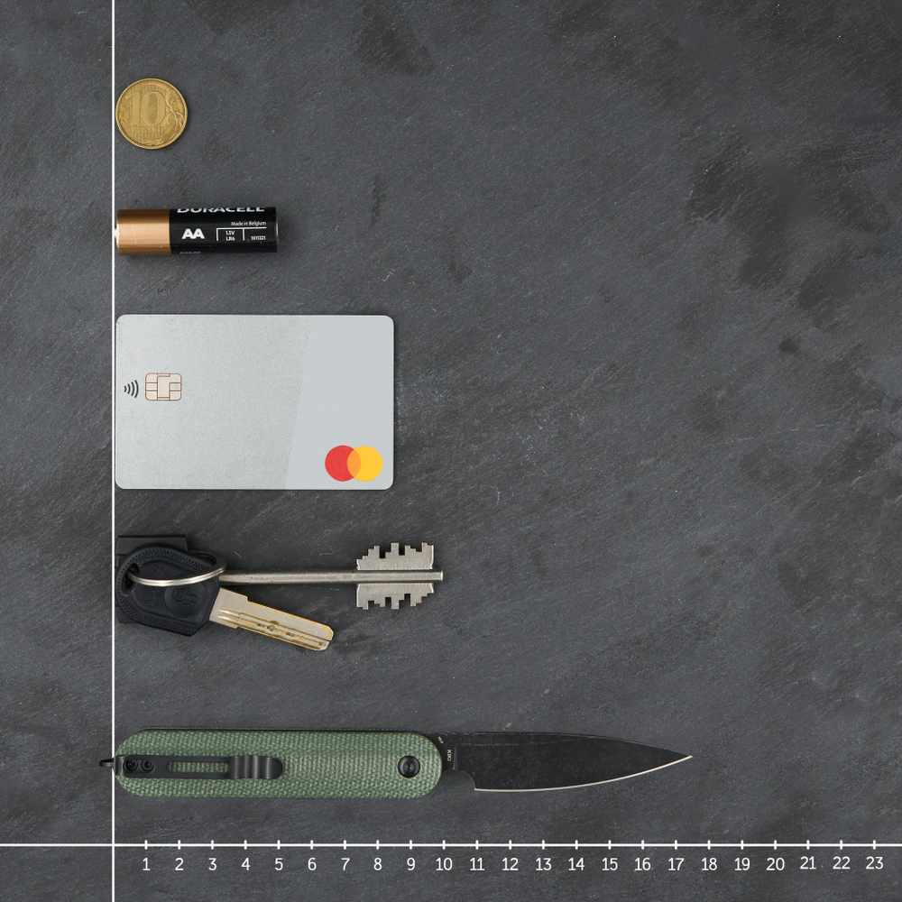 Нож складной Rapax Kiki OG Micarta Blackwash