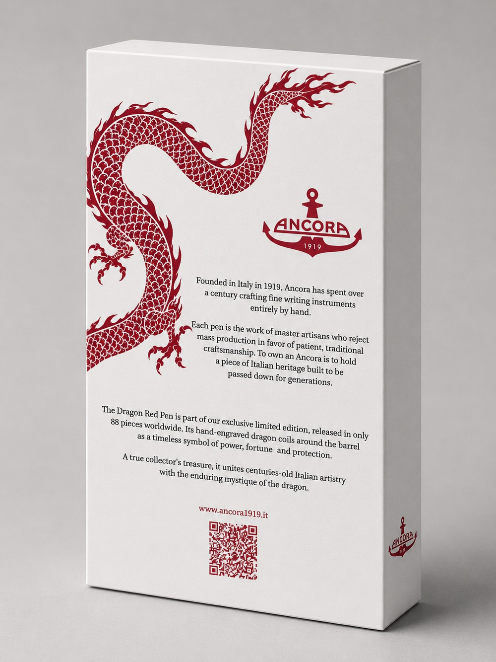Ручка подарочная шариковая Dragon Black Анкора