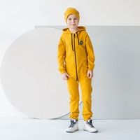 Комбинезон с капюшоном "Горчица" подростковый облегченный