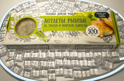Котлеты из трески и морской капусты «Только дикая рыба» замороженные, 300 г