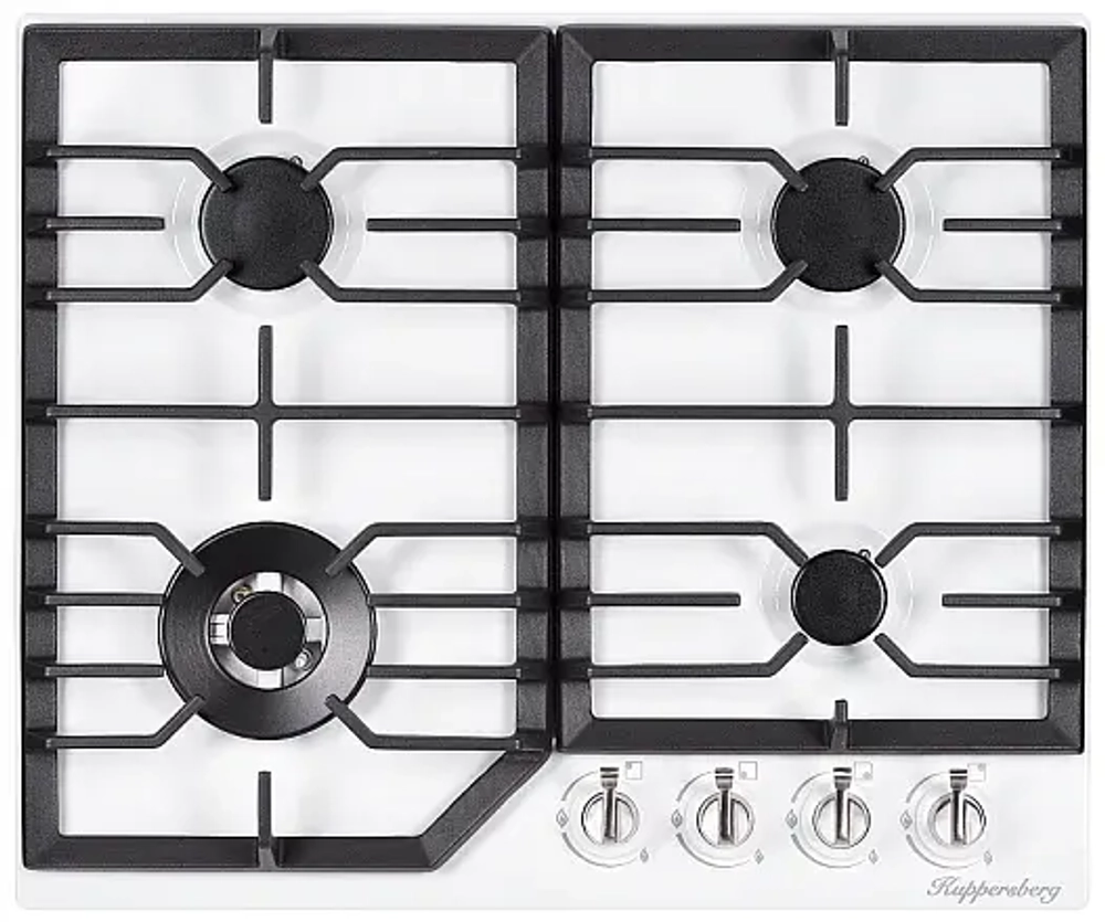 Встраиваемая газовая варочная панель Kuppersberg FS 603 W Silver