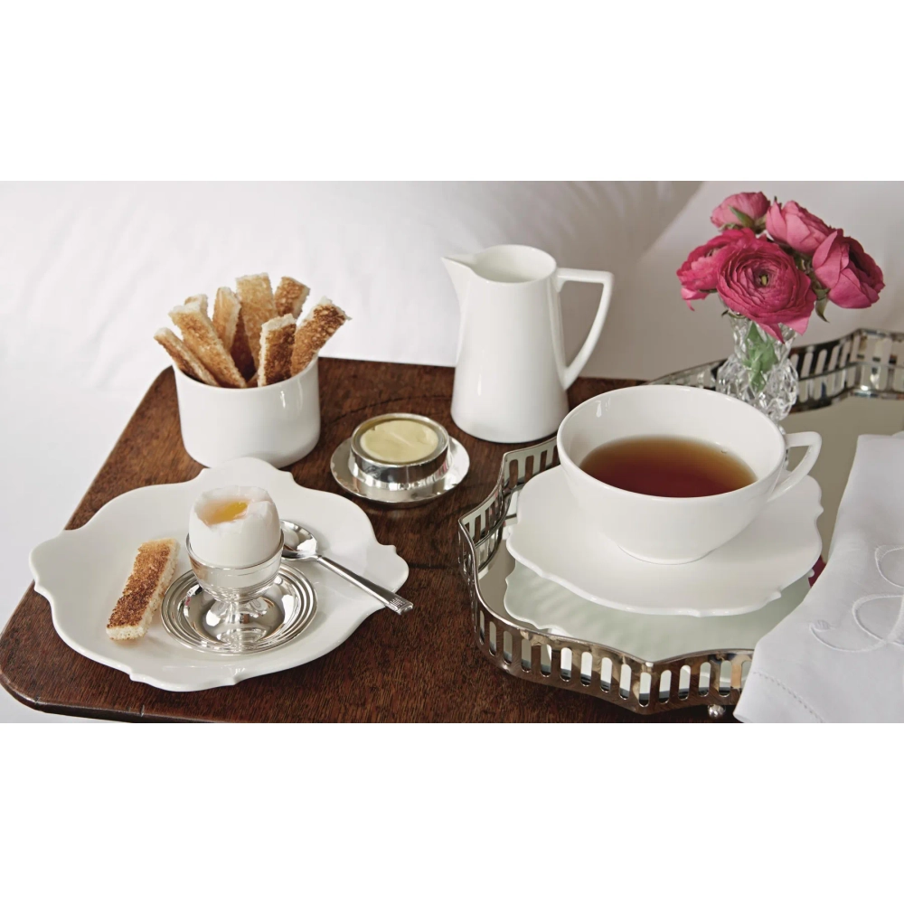 Wedgwood Jasper Conran Белое 12 см блюдце для чашки эспрессо EAN 032677661369