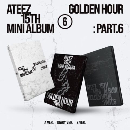 Альбом ATEEZ - GOLDEN HOUR : Part.6 - предзаказ от TOKTOQ (сет из 5 альбомов)