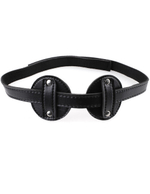 Кожаная маска на глаза Blinder Mask (Цвет: черный)
