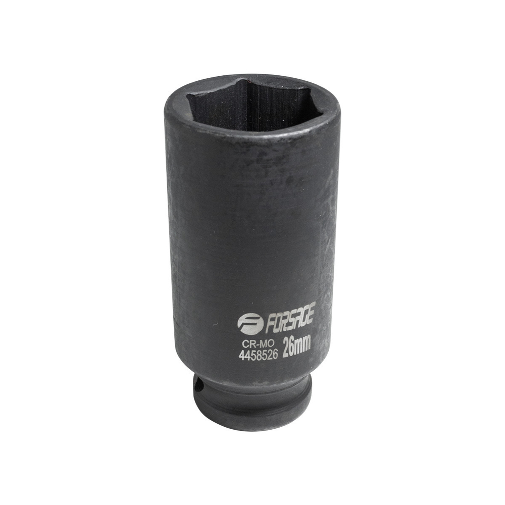 Головка ударная глубокая 26мм 1/2''6гр. Forsage F-4458526