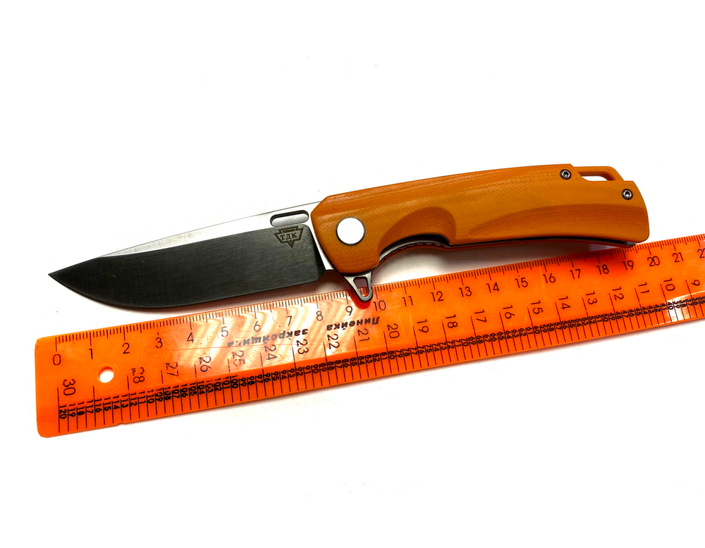 Складной нож Нус Orange, сталь D2, G-10, ТДК Кизляр