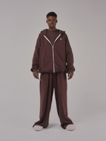 Baggy Trousers LOGO French Roast