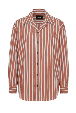 “Relaxed cotton” Рубашка в пижамном стиле с кантом.