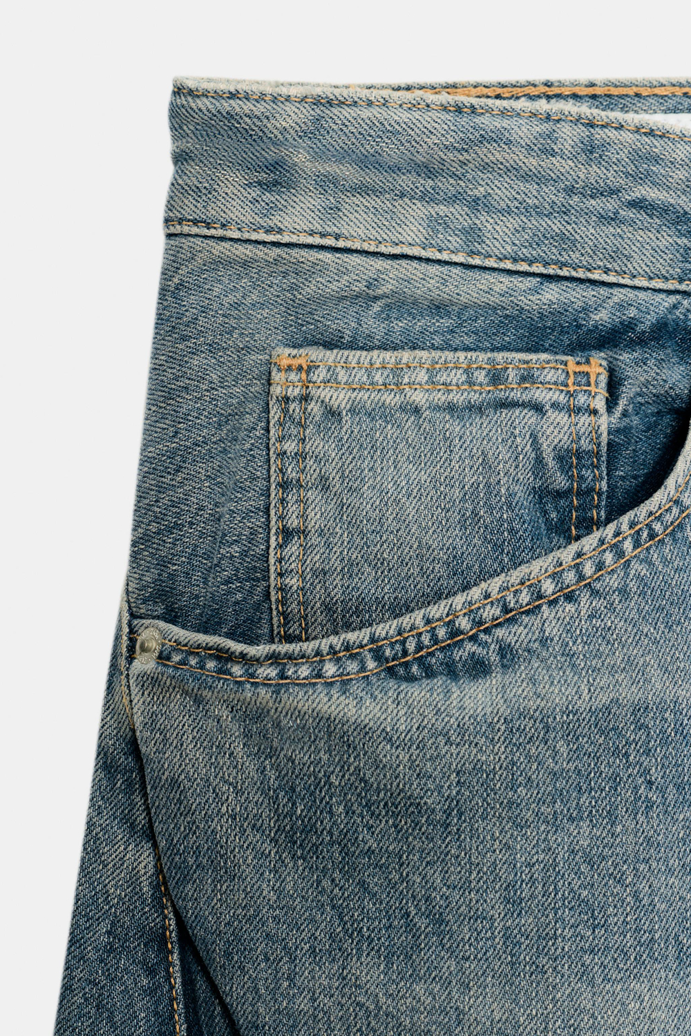 ДЖИНСЫ TRF BAGGY ОВЕРСАЙЗ СО ШВАМИ И СРЕДНЕЙ ПОСАДКОЙ — ZARA