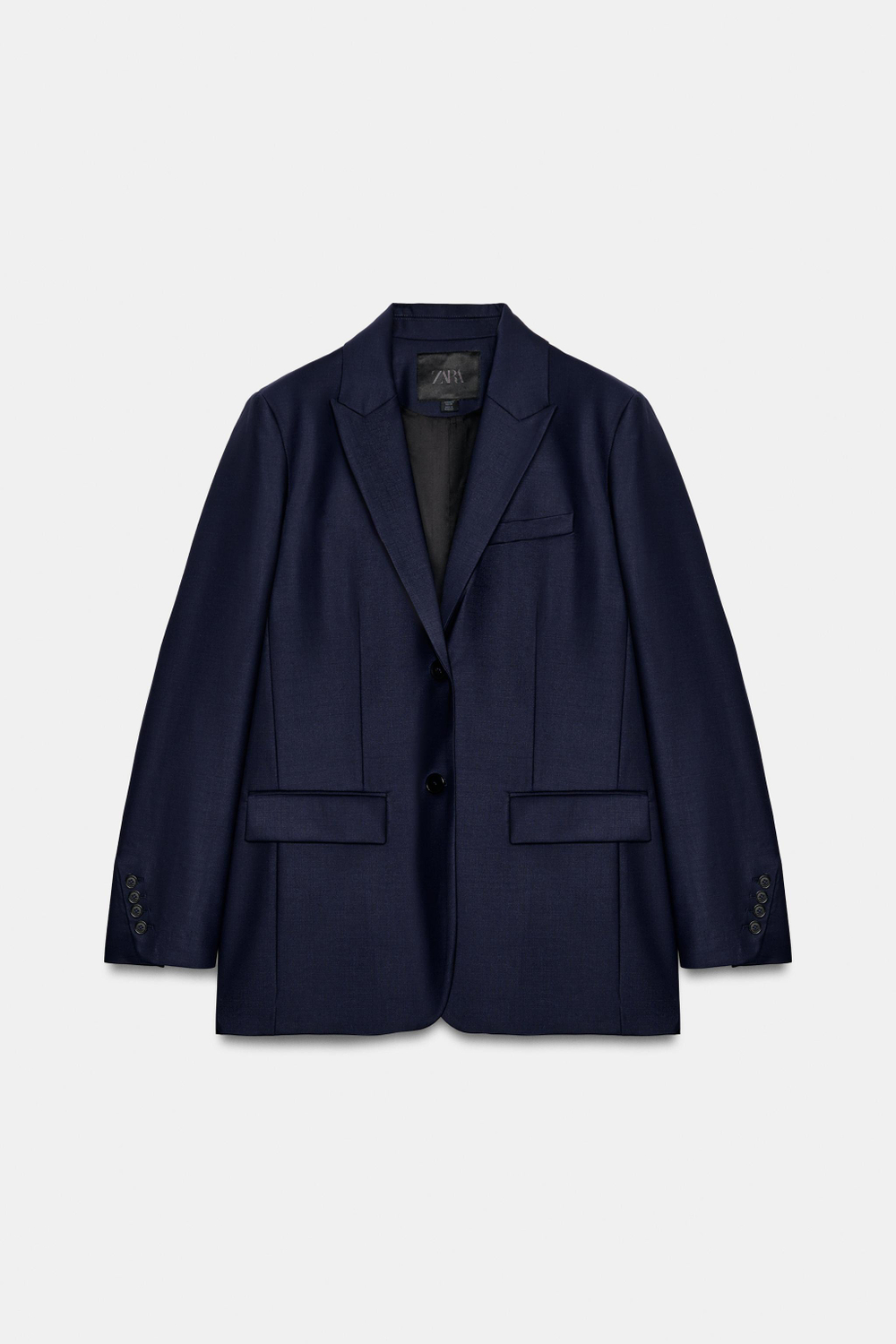 ПРЯМОЙ БЛЕЙЗЕР ИЗ СМЕСОВОЙ ШЕРСТИ — ZW COLLECTION — ZARA