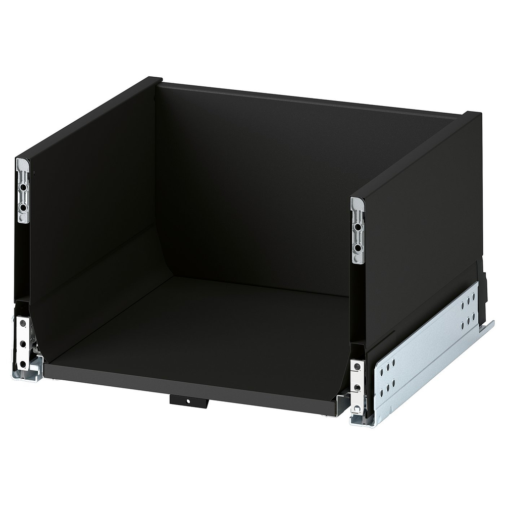 IKEA KNIVSHULT  (ИКЕА КНИВСХУЛТ)  -  Ящик высокий - тёмно-серый 40x37 см