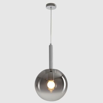 Подвесной светильник 1*Е27 Eclipse SP1 D200 Chrome хром/дымчатый Crystal Lux